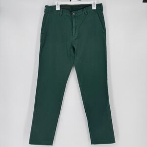 Brooks‎ Brothers Red Fleece Mens Chino Pants Green W35 L32 Casual